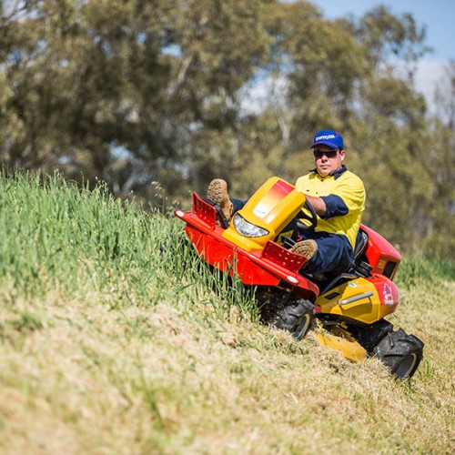 Razorback mower clearance